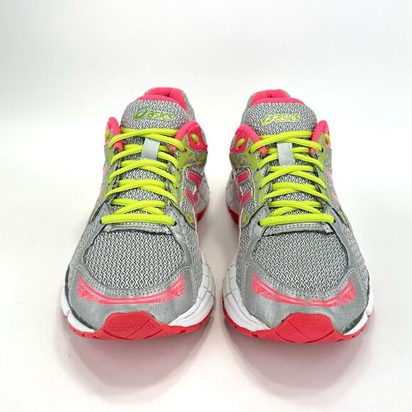Asics Gel-Excite 3 Women Running Shoes/Sneakers Sz 9 Gray Pink Yellow Athleisure - Picture 5 of 13